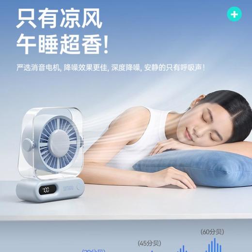 向物桌面风扇-Air17月光白 商品图1