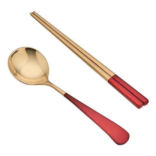 浮士德 普罗旺斯红金2件套 FD-102 炒锅煎锅不粘套装 商品图1