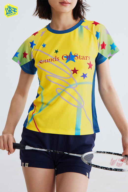 CryingCenter星星插肩短袖速干拼接球服 哭喊中心 商品图4