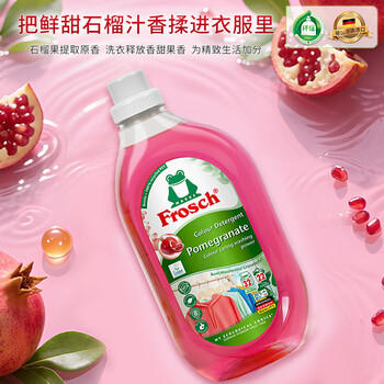 Frosch石榴果固色洗衣液 1.5L*2 护色防串色  德国进口（新老款更替） 商品图5