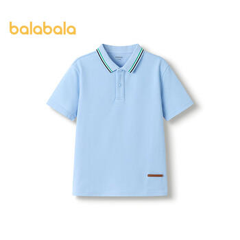 巴拉巴拉童装男童短袖t恤儿童2026夏季新POLO衫凉感速干上衣潮青少年休闲 商品图1