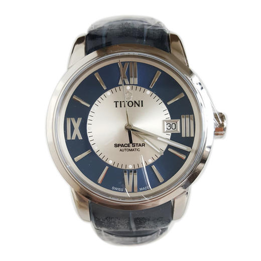 【99新】TITONI 梅花83538 S-ST-580自动机械机芯日期显示40MM（男款）Space Star天星系列精钢170426NJ126 商品图0