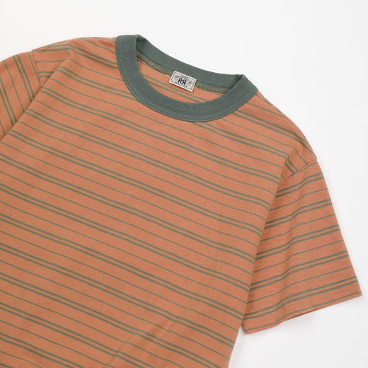 ROMI STUDIO“慵懒随性”复古撞色砂洗肌理感圆领短袖T恤RWDSSD1754 商品图2