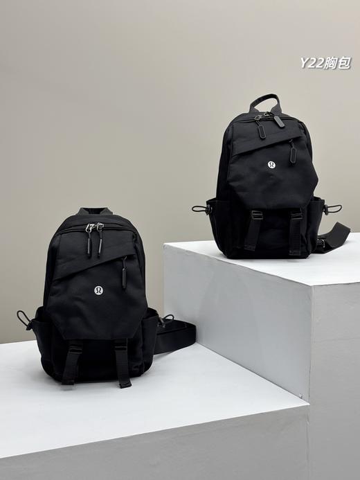 2026夏季升级款，lululemon男女情侣款斜拉链单肩斜背包 商品图1
