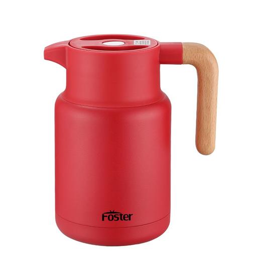 浮士德 爱丁堡真空焖茶壶红/白 F-H02 真空保温茶壶大容量 商品图0