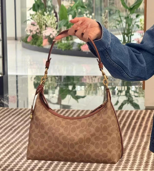 四色，COACH蔻驰经典JULIET 25号单肩包hobo包月牙包包  25号包包 商品图4