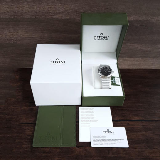【全新】TITONI 梅花83751 S-630自动机械机芯日期显示39.5MM（男款）Impetus Classic系列精钢180426NJ04 商品图1