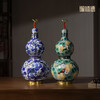 铜师傅《平安福禄》《福禄双全》客厅紫铜葫芦摆件 家居工艺品 商品缩略图0