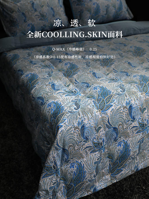 【新品】ESTEEM/宜庭 艾米莉的夏日凉感可水洗95鹅绒夏被双面设计一面温一面凉【专柜同款】 商品图3
