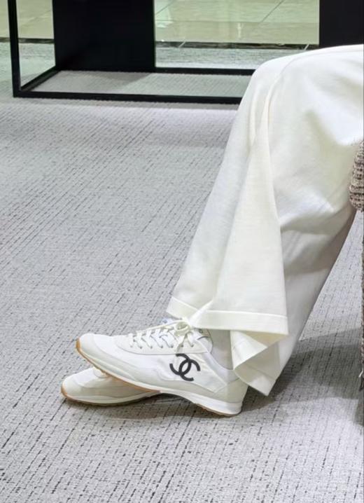 女款织物小牛皮圆头系带休闲鞋hu025 商品图2