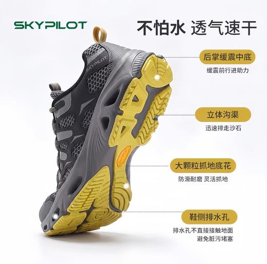 斯柏锐【刃溪】户外运动鞋，透气速干，湿地止滑运动凉鞋【3-5天发货】 商品图3