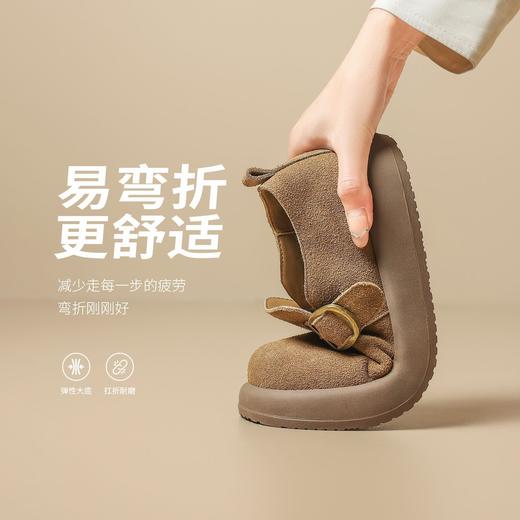 ZHR则则复古厚底勃肯鞋女鞋2026春季新款软底增高百搭休闲鞋 商品图5