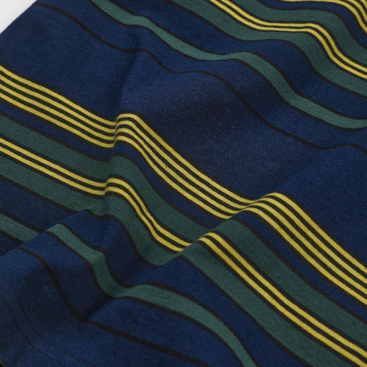 ROMI STUDIO“花色短袖”复古撞色100%精梳棉圆领条纹T恤RWDSS62057 商品图3