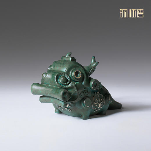 铜师傅 陕西历史博物馆系列《青铜龙铜摆件》青铜摆件 商品图3