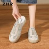 ZHR复古脚蹬半拖鞋2026夏季新款软底透气网面女鞋百搭休闲鞋 商品缩略图3