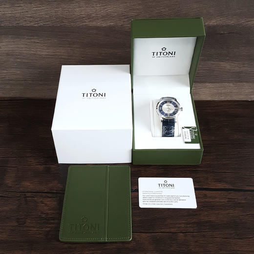【99新】TITONI 梅花83538 S-ST-580自动机械机芯日期显示40MM（男款）Space Star天星系列精钢170426NJ126 商品图1