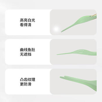 易简（yijan）儿童挖耳勺掏耳朵神器婴儿发光掏耳勺新生儿宝宝扣耳屎镊子套装 商品图6