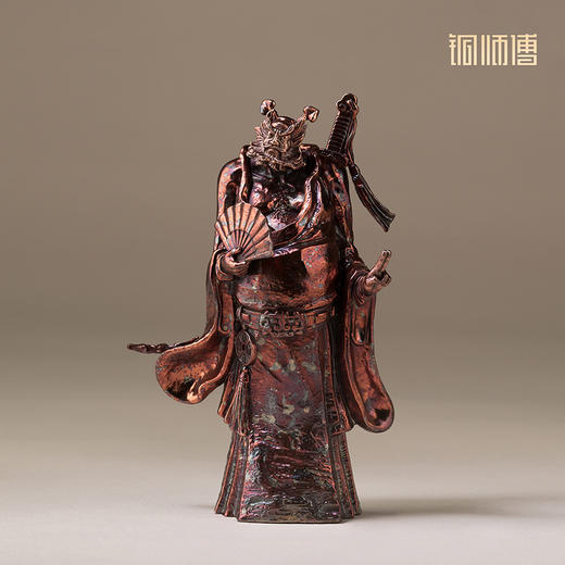 铜师傅《钟馗神威》客厅桌面紫铜摆件 家居装饰工艺品摆件 商品图3