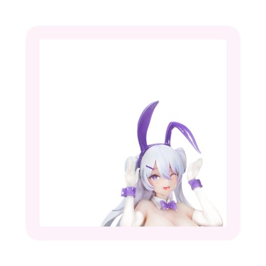 【盒损残次A类】BearPanda x 朝凪 温感漆&3D水晶眼&创意场景 兔女郎:凛&汐娅 1/6 比例手办 汐娅 商品图0