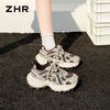 ZHR厚底老爹鞋女2026年春夏季新款银色增高透气鞋子运动鞋软底休闲 商品缩略图4
