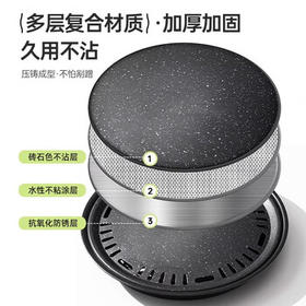 TANXIANZHE探险者烤盘韩式烤肉盘便携式卡式炉家用不粘烧烤盘铁板烧