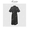 PanYiXiu/潘依绣 100%桑蚕丝香云纱抽绳收腰显瘦气质POLO领连衣裙 YL52025 商品缩略图1