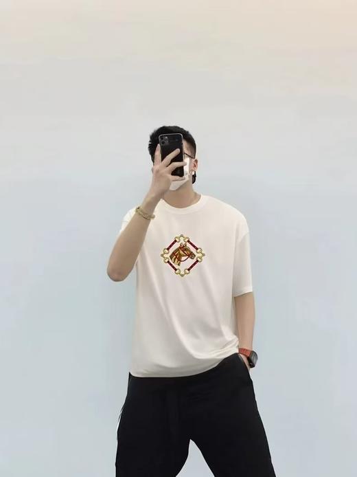 GUCCI2026夏季马头刺绣圆领短袖T恤 商品图1