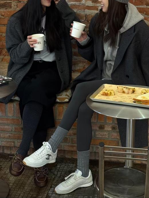 女款麂皮厚底系带休闲鞋ba025 商品图2