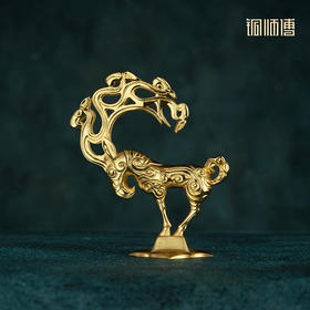 铜师傅 陕西历史博物馆系列《神兽金饰铜摆件》青铜摆件