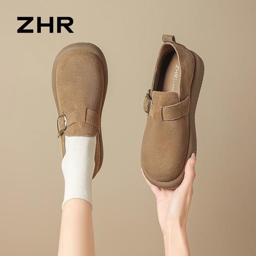 ZHR则则复古厚底勃肯鞋女鞋2026春季新款软底增高百搭休闲鞋 商品图6