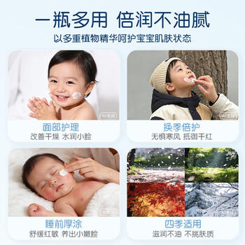 贝亲（Pigeon）儿童面霜 宝宝婴幼儿童专用0-3擦脸霜50g 水三角润肤保湿 商品图3