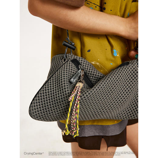 CryingCenter 洞眼布饺子中号单肩斜挎饺子包 哭喊中心 商品图3