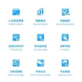 得力（deli）(deli)CF218A硒鼓+219A鼓组件 大容量硒鼓碳粉盒带芯片 适用惠普 M104a M104w M132a M132nw/fn/fp/fw