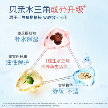 贝亲（Pigeon）儿童面霜 宝宝婴幼儿童专用0-3擦脸霜50g 水三角润肤保湿 商品图6