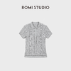 ROMI STUDIO“简约老钱”高智感麻花纹理polo领针织短袖 RWDSSU1653 商品缩略图1