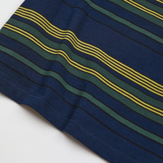 ROMI STUDIO“花色短袖”复古撞色100%精梳棉圆领条纹T恤RWDSS62057 商品图4