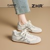 ZHR头层牛皮德训鞋女2026春季超软小白鞋女轻便平底休闲鞋阿甘鞋 商品缩略图7