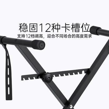 莫森（MOSEN）MS-33B琴架 61键88键单管手拉式便携可升降通用X型支架 商品图1