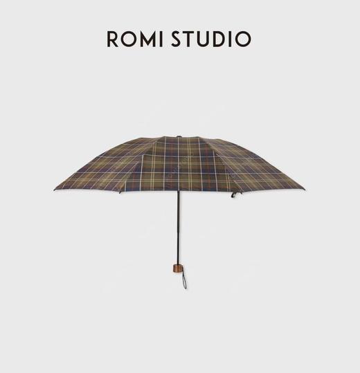 ROMI STUDIO 首饰袋 便捷收纳防晒遮阳伞复古格纹雨伞RWCLP36113 商品图1