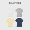 ROMI STUDIO“简约老钱”高智感麻花纹理polo领针织短袖 RWDSSU1653 商品缩略图0