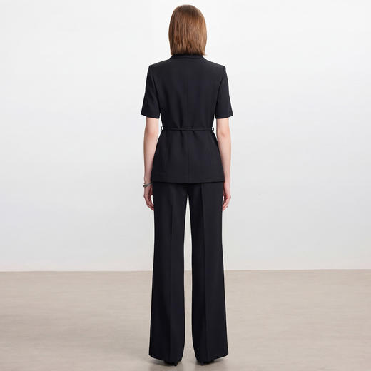 IWY/高级感黑色短袖西装套装女夏季新款职业装面试工作服26CP969 商品图4
