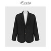 PanYiXiu/潘依绣 100%桑蚕丝龟纹香云纱极简高级感气质百搭单排扣西装外套 YL22022 商品缩略图0