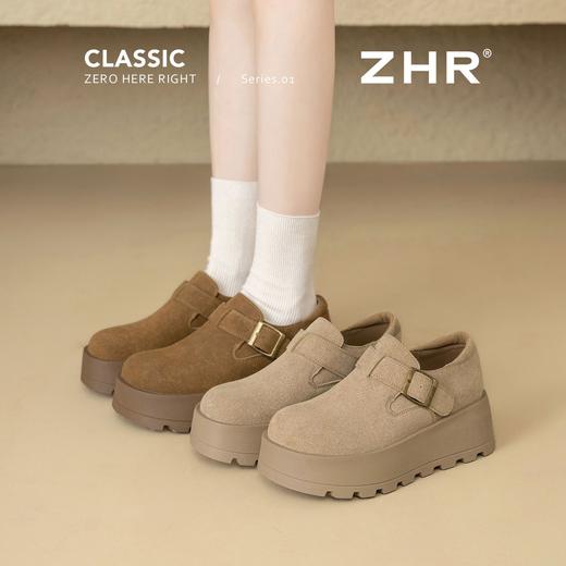 ZHR则则【增高5.5CM】百搭厚底勃肯鞋2026新款轻便休闲鞋舒适女鞋 商品图2