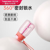 特百惠（Tupperware）CC企鹅350ML塑料杯夏季男女学生儿童水杯子便携带吸管 甜蜜粉 商品缩略图5