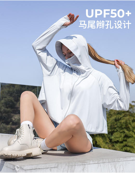 ³预售7天发货【亲子防晒衣】UPF50+ 防晒衣+空调服 清凉爽滑 XN03-CRMM-FH 商品图2