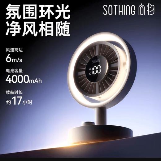 向物桌面风扇-Air11星空灰 商品图3