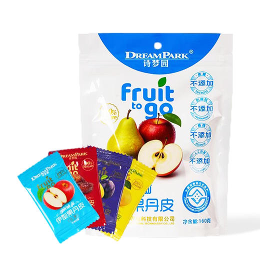 诗梦园·糖果4种水果混装果丹皮160g  解馋小零食 商品图0