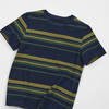 ROMI STUDIO“花色短袖”复古撞色100%精梳棉圆领条纹T恤RWDSS62057 商品缩略图2