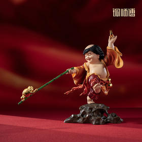 铜师傅《刘海戏金蟾》客厅桌面中式创意铜摆件 家居装饰工艺品