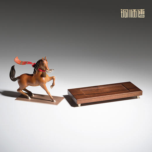 铜师傅 陕西历史博物馆系列《盛世华章 · 舞马献瑞铜摆件》摆件 商品图3